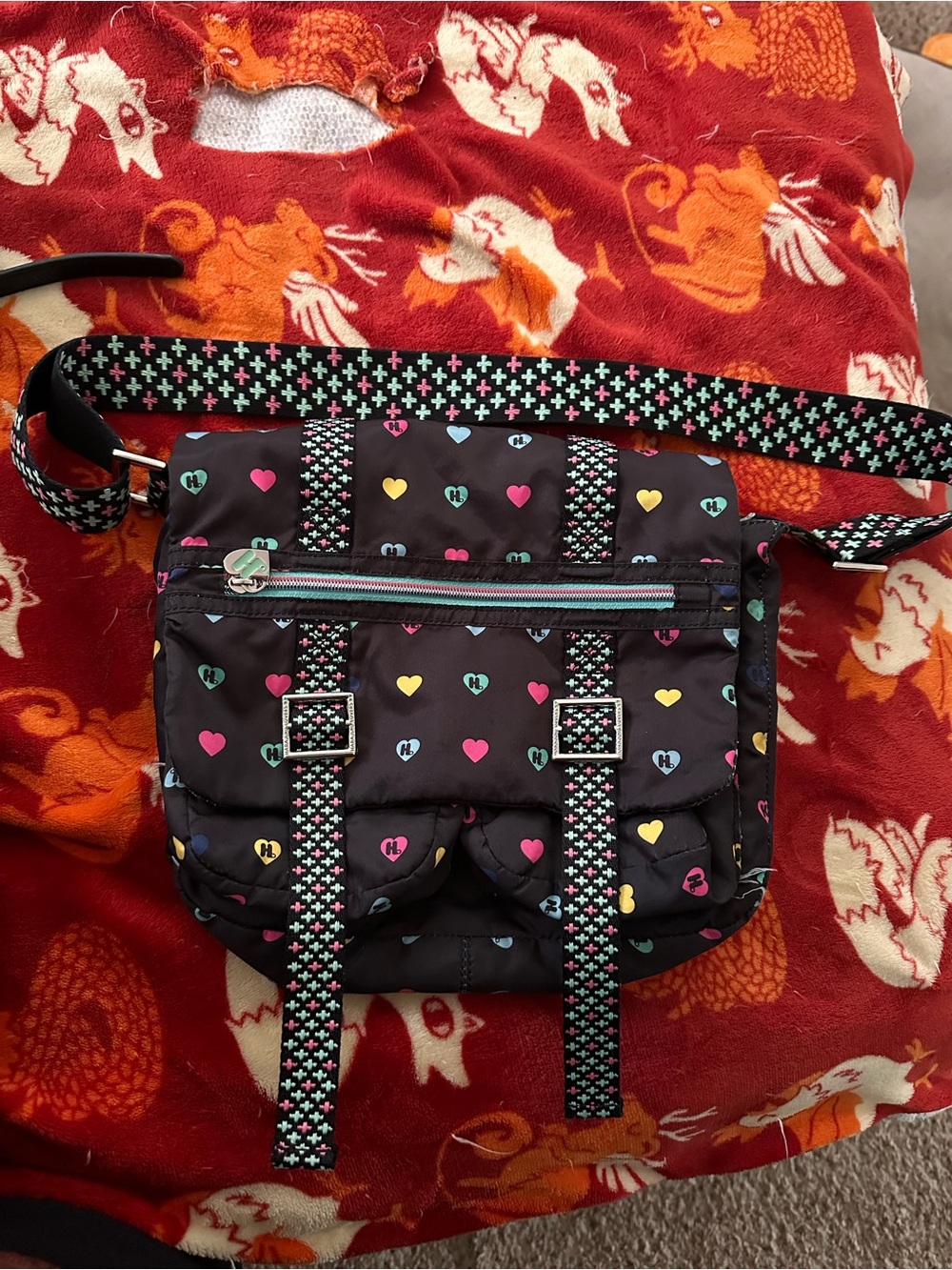 Harajuku Lovers crossbody messenger bag